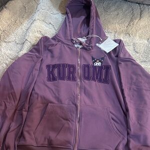 KUROMI  Purple Zip Hoodie